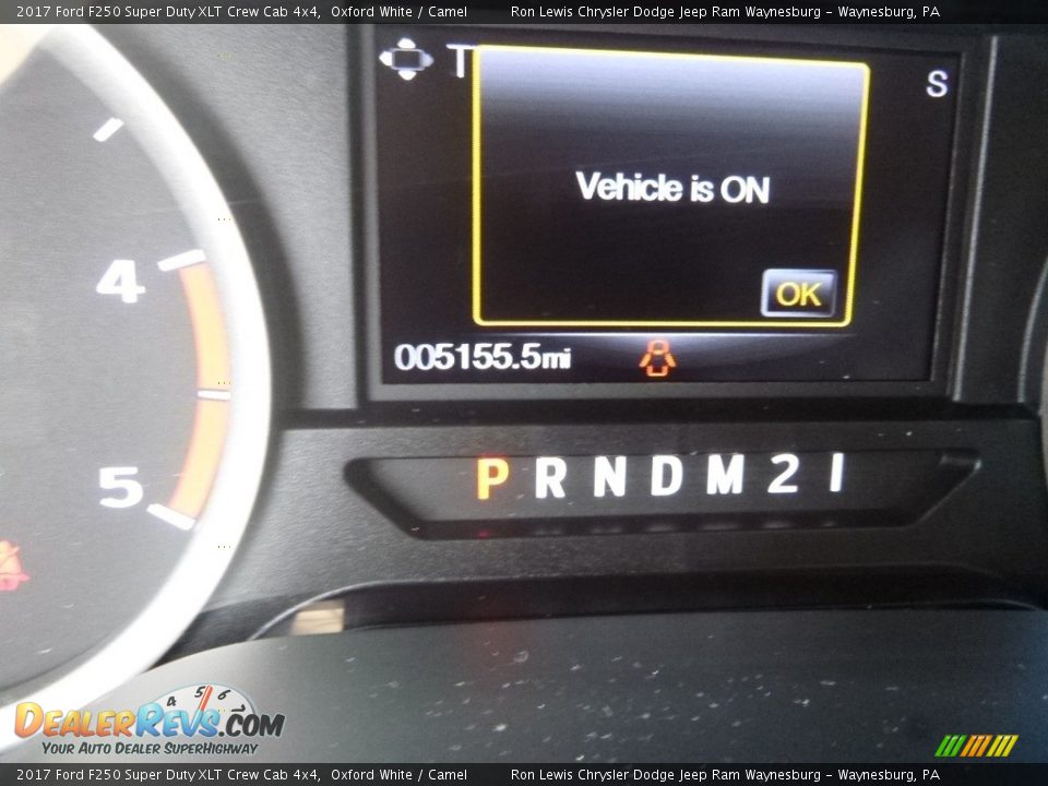 2017 Ford F250 Super Duty XLT Crew Cab 4x4 Oxford White / Camel Photo #18