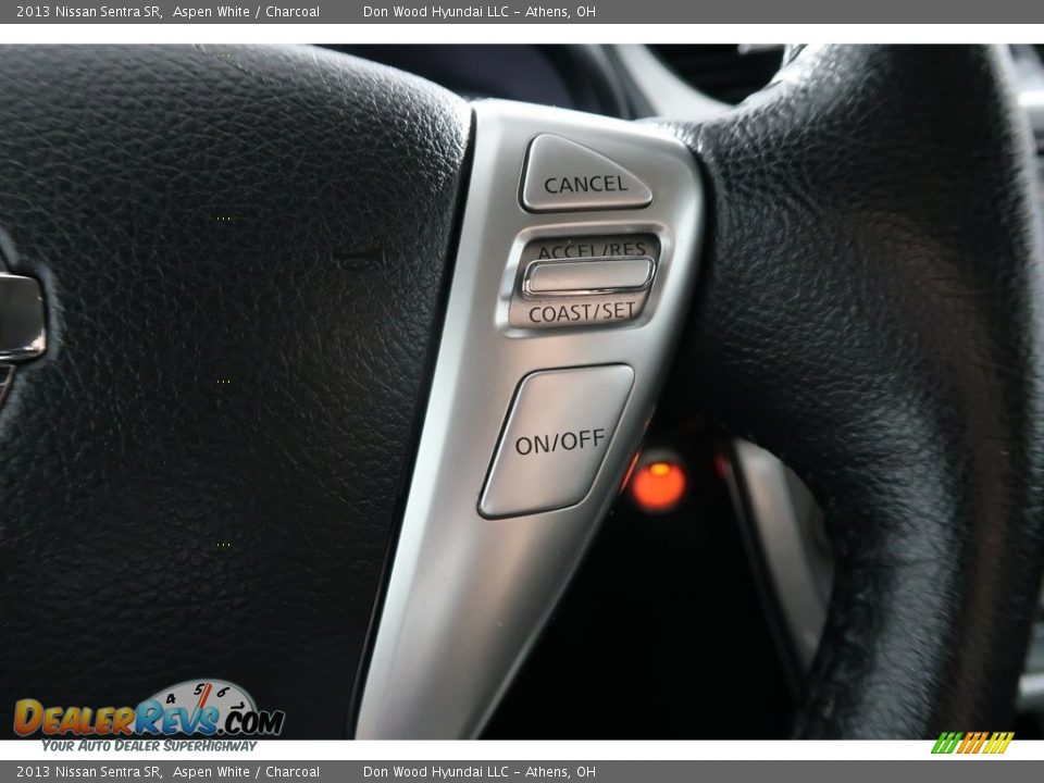 2013 Nissan Sentra SR Aspen White / Charcoal Photo #28