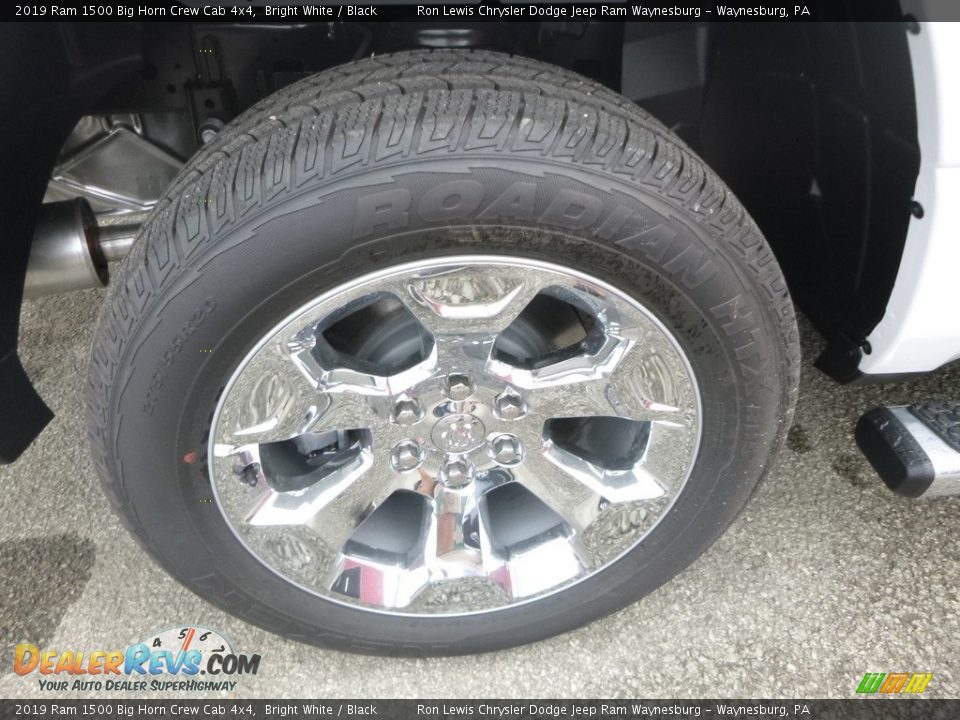 2019 Ram 1500 Big Horn Crew Cab 4x4 Bright White / Black Photo #9