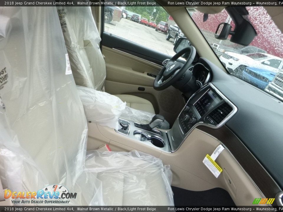 2018 Jeep Grand Cherokee Limited 4x4 Walnut Brown Metallic / Black/Light Frost Beige Photo #11