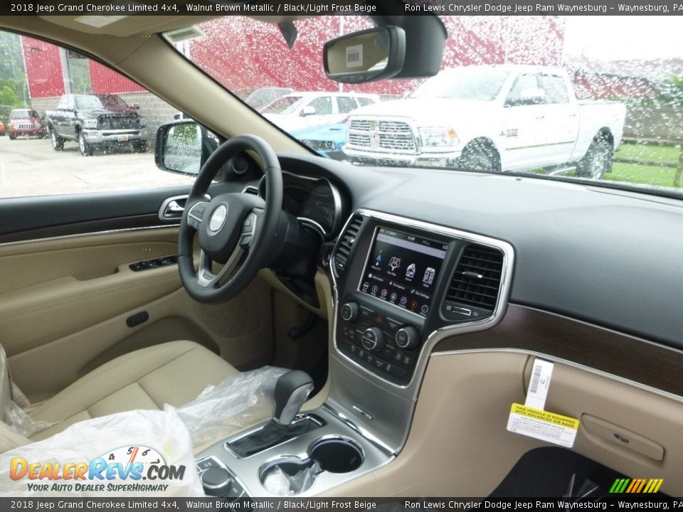 2018 Jeep Grand Cherokee Limited 4x4 Walnut Brown Metallic / Black/Light Frost Beige Photo #12