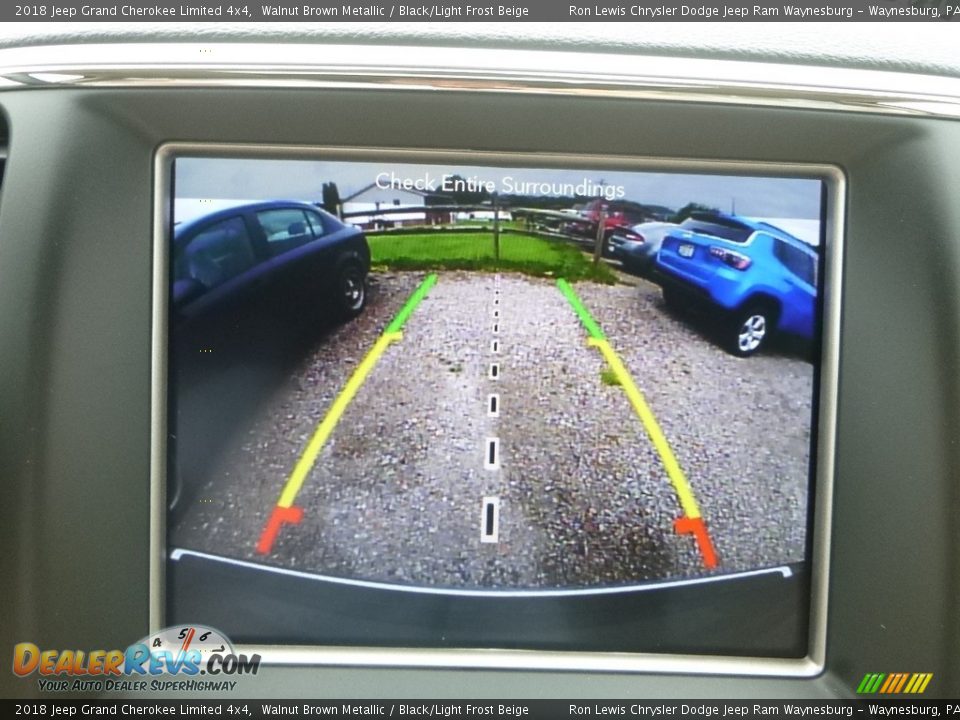 2018 Jeep Grand Cherokee Limited 4x4 Walnut Brown Metallic / Black/Light Frost Beige Photo #18