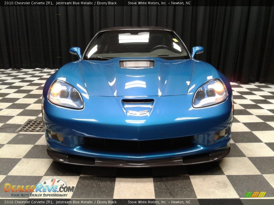 2010 Chevrolet Corvette ZR1 Jetstream Blue Metallic / Ebony Black Photo #3