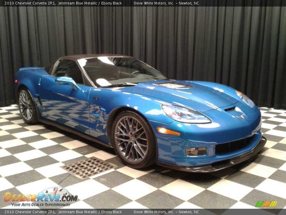 2010 Chevrolet Corvette ZR1 Jetstream Blue Metallic / Ebony Black Photo #4