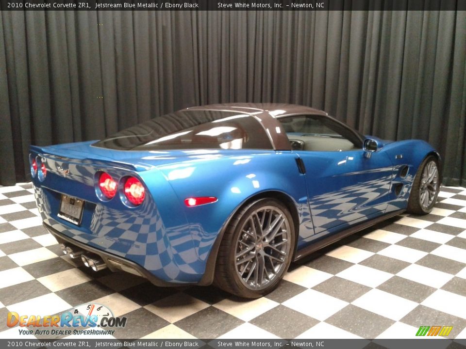 2010 Chevrolet Corvette ZR1 Jetstream Blue Metallic / Ebony Black Photo #6