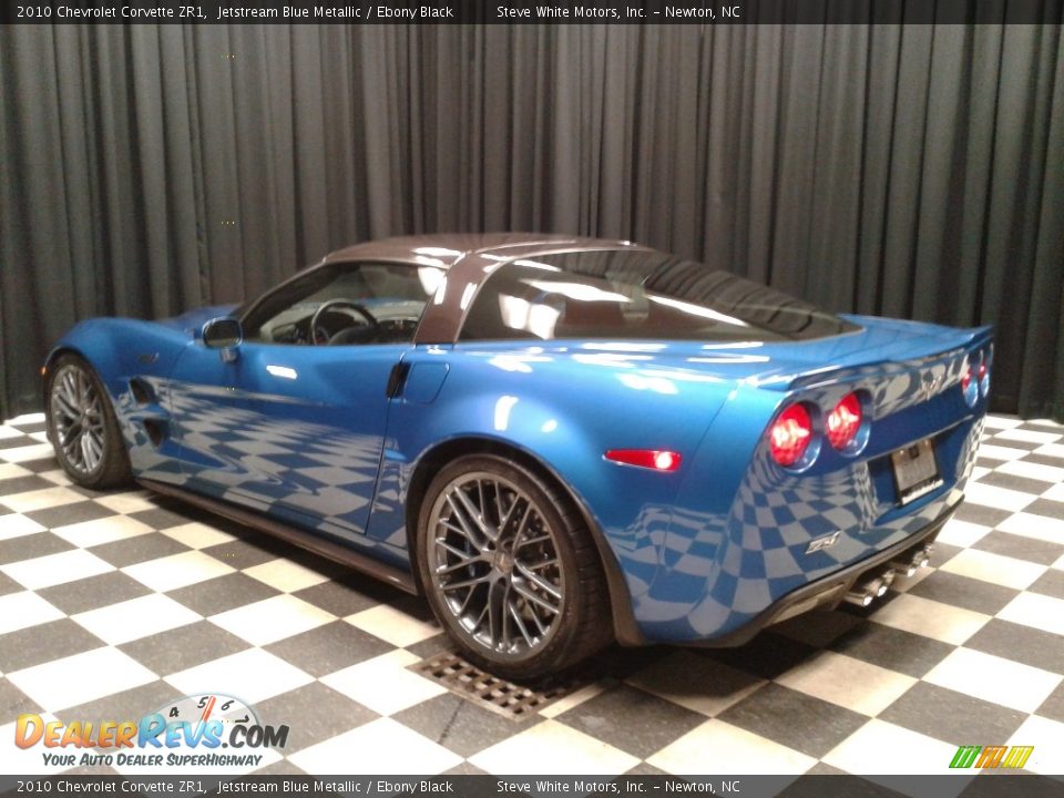 2010 Chevrolet Corvette ZR1 Jetstream Blue Metallic / Ebony Black Photo #8