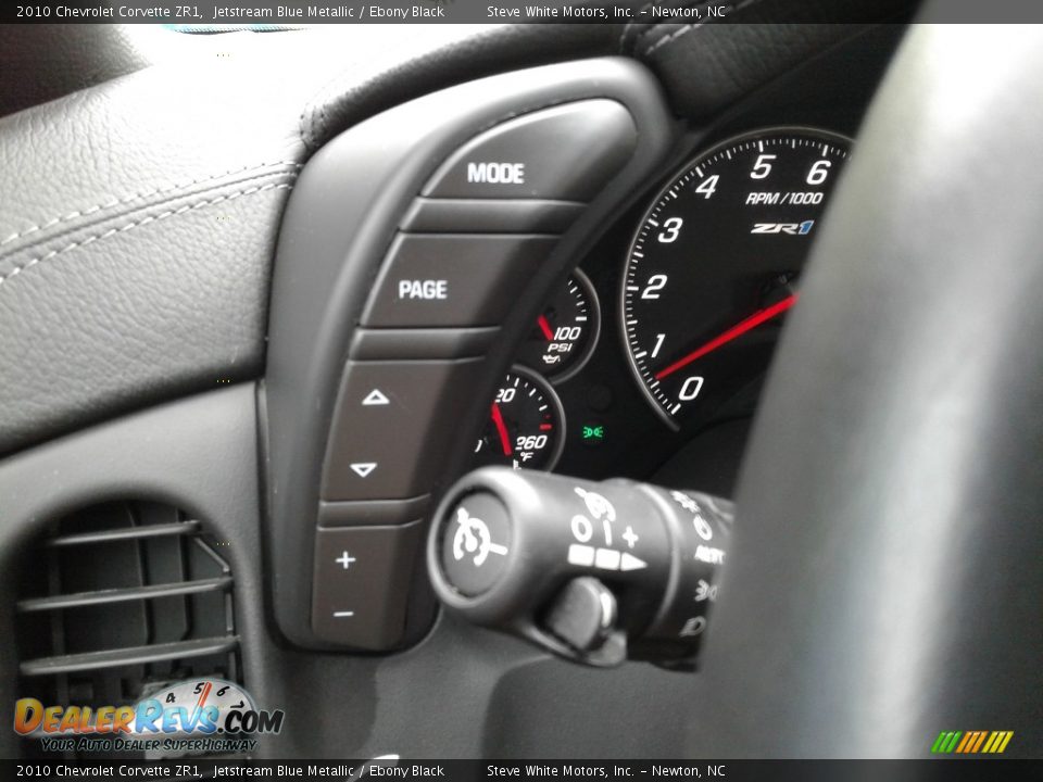 2010 Chevrolet Corvette ZR1 Jetstream Blue Metallic / Ebony Black Photo #16