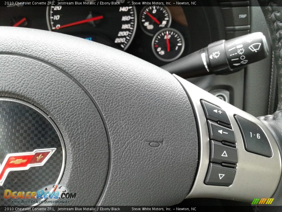 2010 Chevrolet Corvette ZR1 Jetstream Blue Metallic / Ebony Black Photo #18