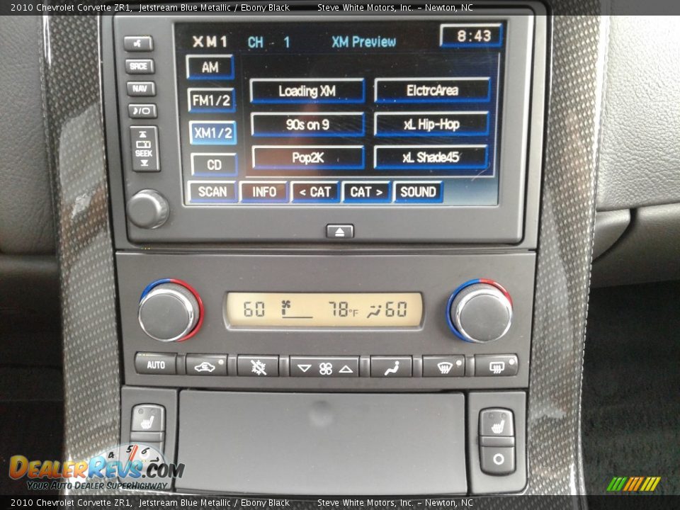 2010 Chevrolet Corvette ZR1 Jetstream Blue Metallic / Ebony Black Photo #25