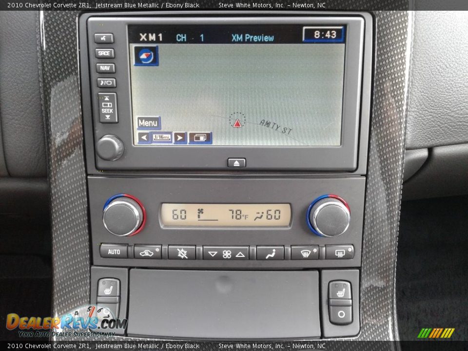 2010 Chevrolet Corvette ZR1 Jetstream Blue Metallic / Ebony Black Photo #26