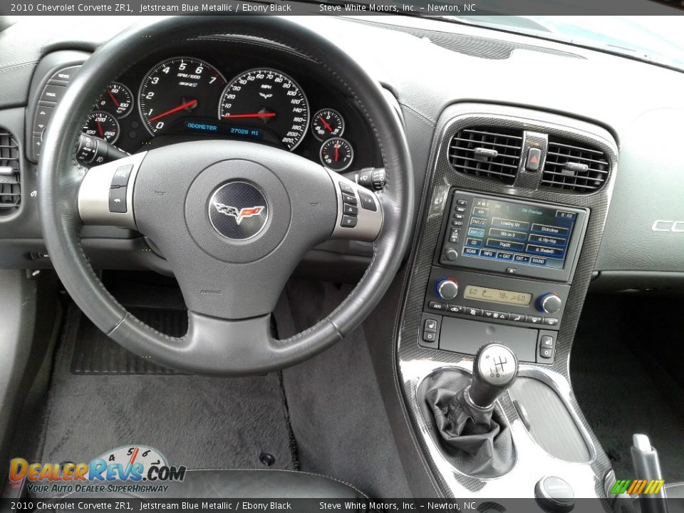 2010 Chevrolet Corvette ZR1 Jetstream Blue Metallic / Ebony Black Photo #30