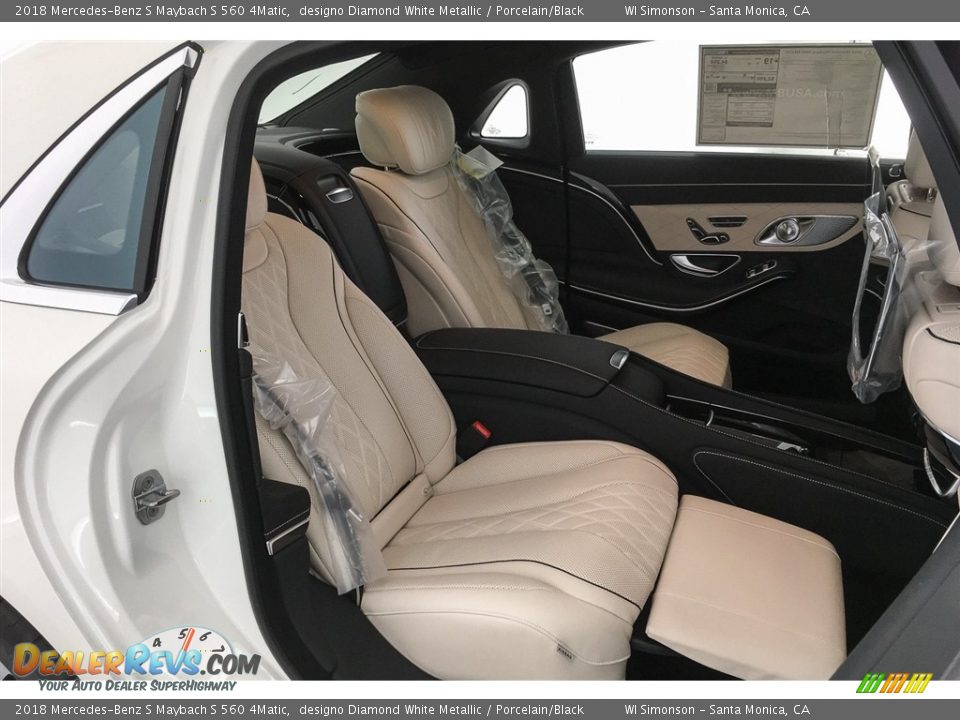 Rear Seat of 2018 Mercedes-Benz S Maybach S 560 4Matic Photo #13