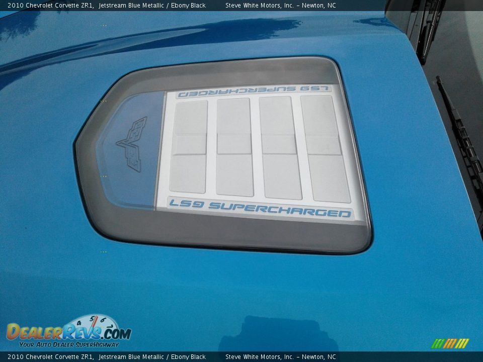 2010 Chevrolet Corvette ZR1 Jetstream Blue Metallic / Ebony Black Photo #33