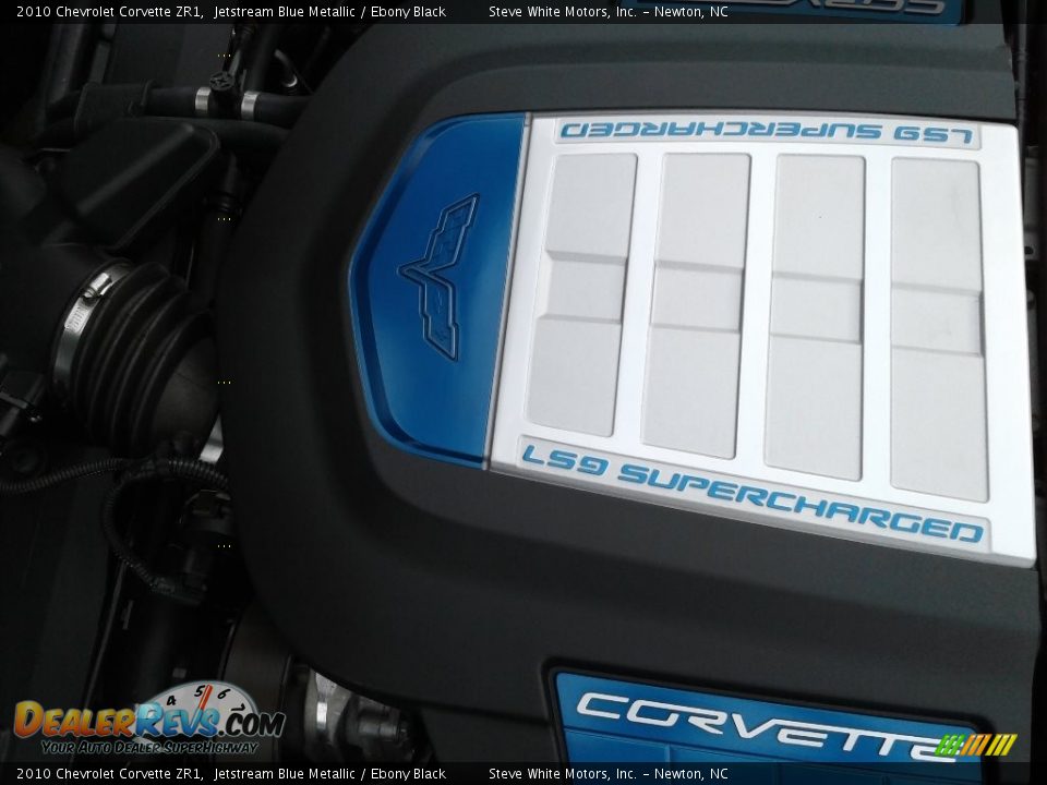 2010 Chevrolet Corvette ZR1 Jetstream Blue Metallic / Ebony Black Photo #35