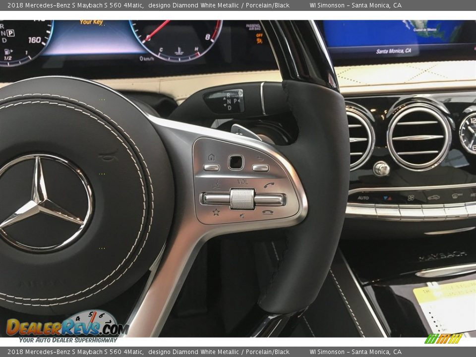 2018 Mercedes-Benz S Maybach S 560 4Matic Steering Wheel Photo #19