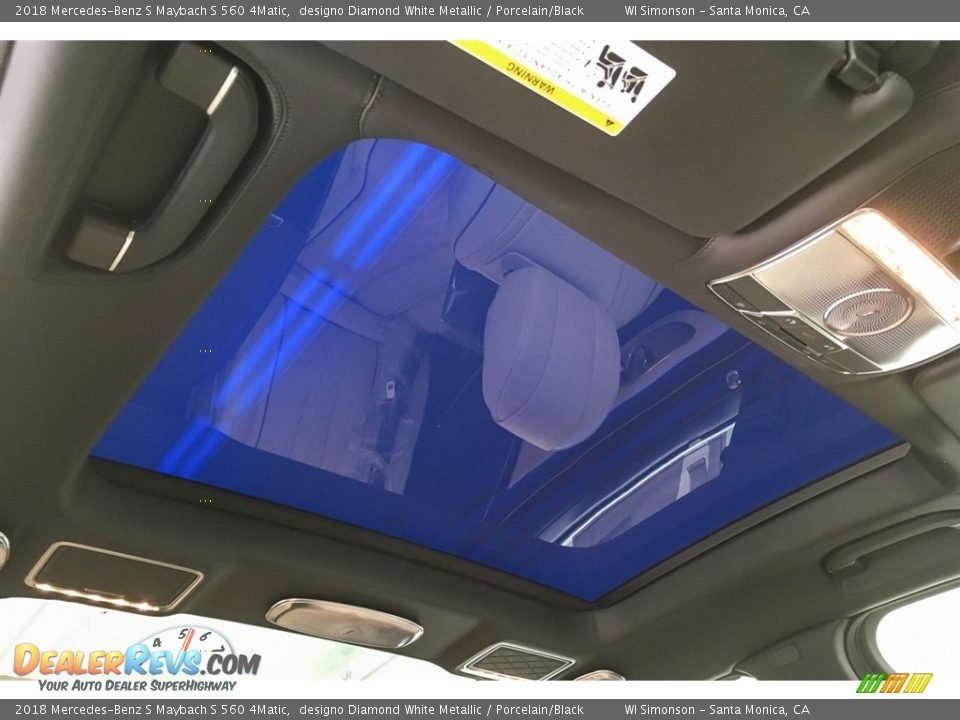 Sunroof of 2018 Mercedes-Benz S Maybach S 560 4Matic Photo #28
