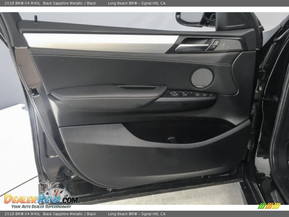 2018 BMW X4 M40i Black Sapphire Metallic / Black Photo #20