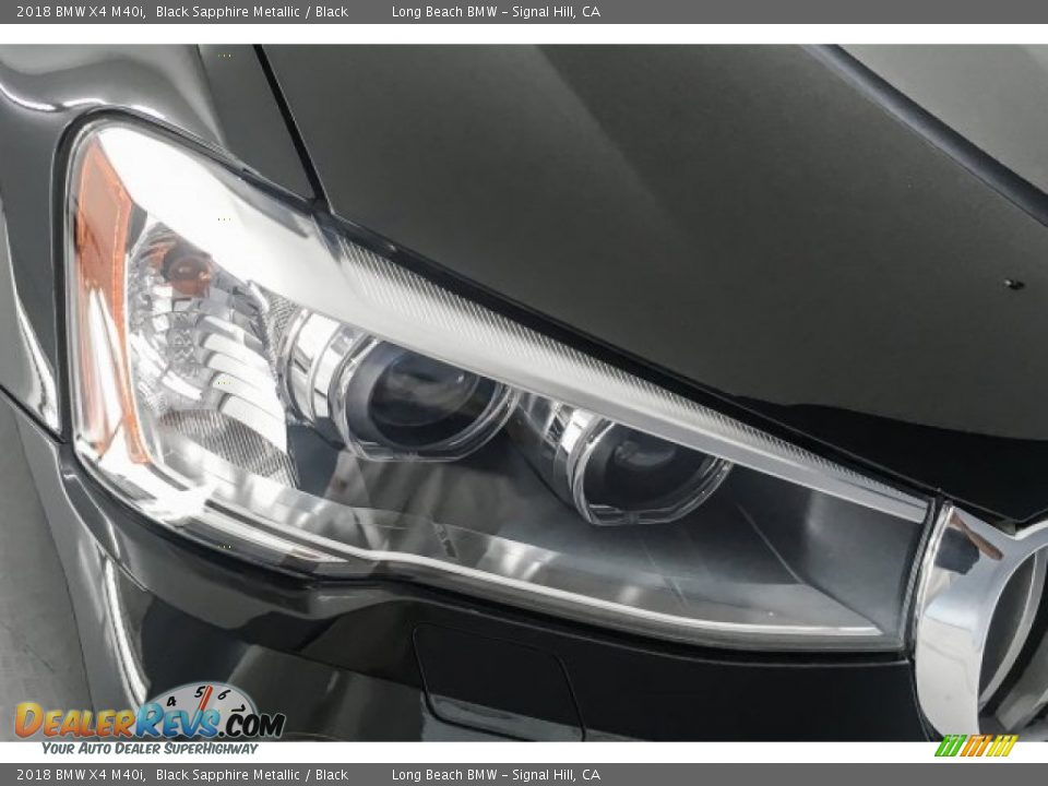 2018 BMW X4 M40i Black Sapphire Metallic / Black Photo #25