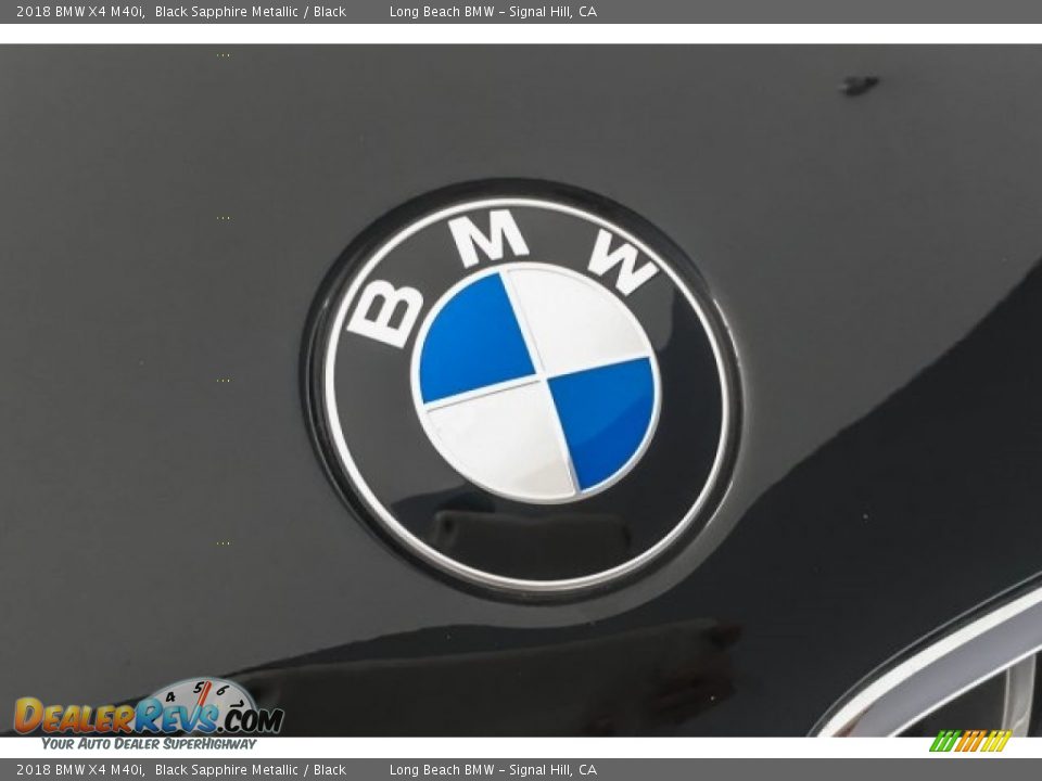 2018 BMW X4 M40i Black Sapphire Metallic / Black Photo #26