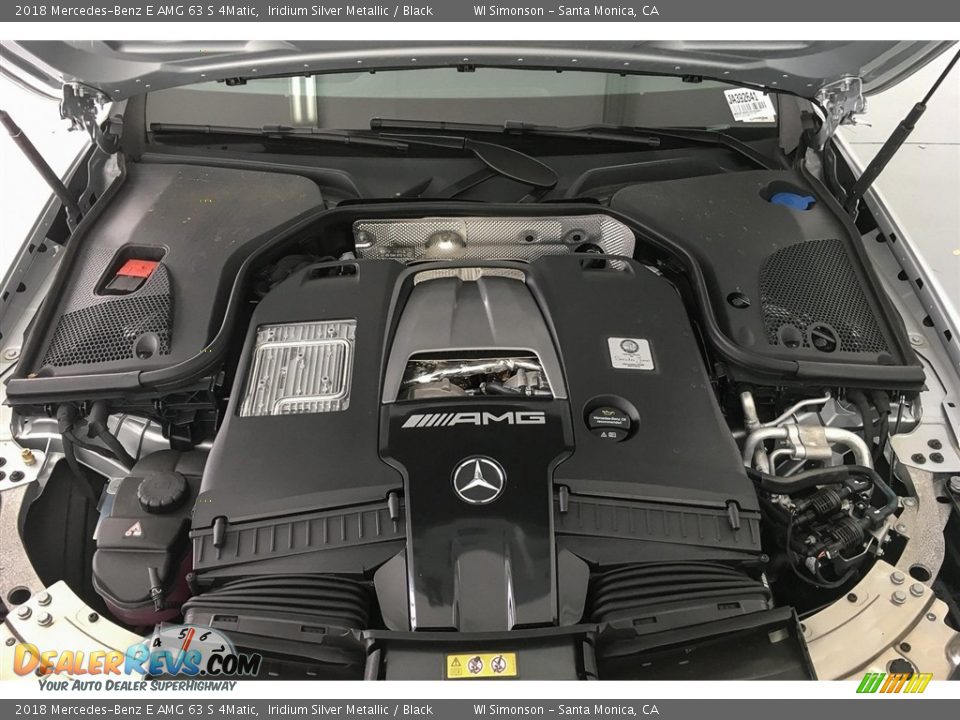 2018 Mercedes-Benz E AMG 63 S 4Matic Iridium Silver Metallic / Black Photo #8