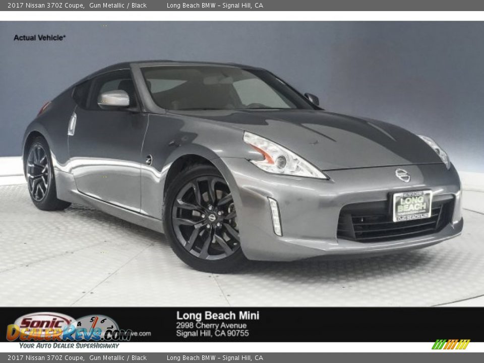 2017 Nissan 370Z Coupe Gun Metallic / Black Photo #1