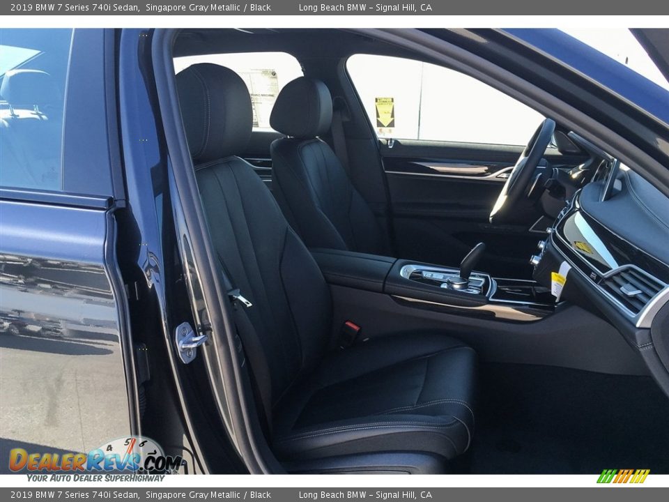 2019 BMW 7 Series 740i Sedan Singapore Gray Metallic / Black Photo #2