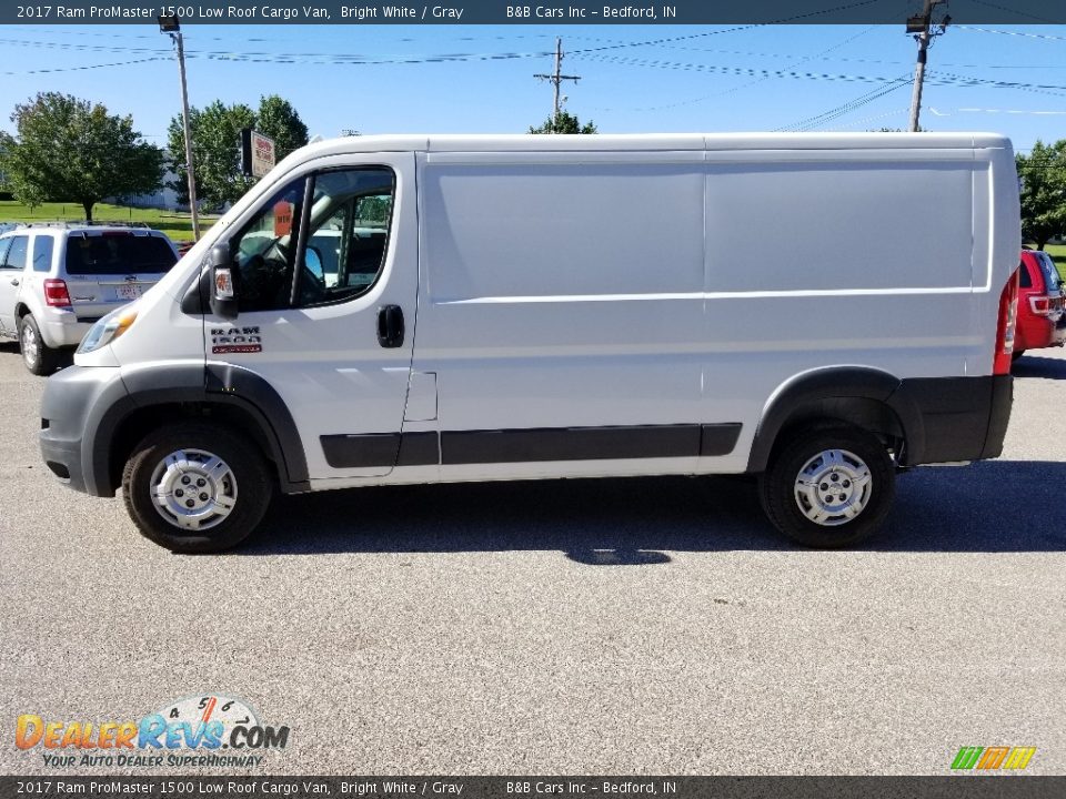 2017 Ram ProMaster 1500 Low Roof Cargo Van Bright White / Gray Photo #1