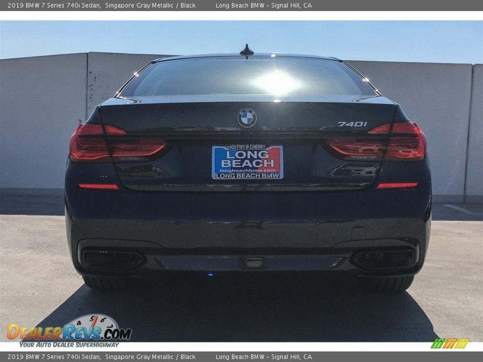 2019 BMW 7 Series 740i Sedan Singapore Gray Metallic / Black Photo #4