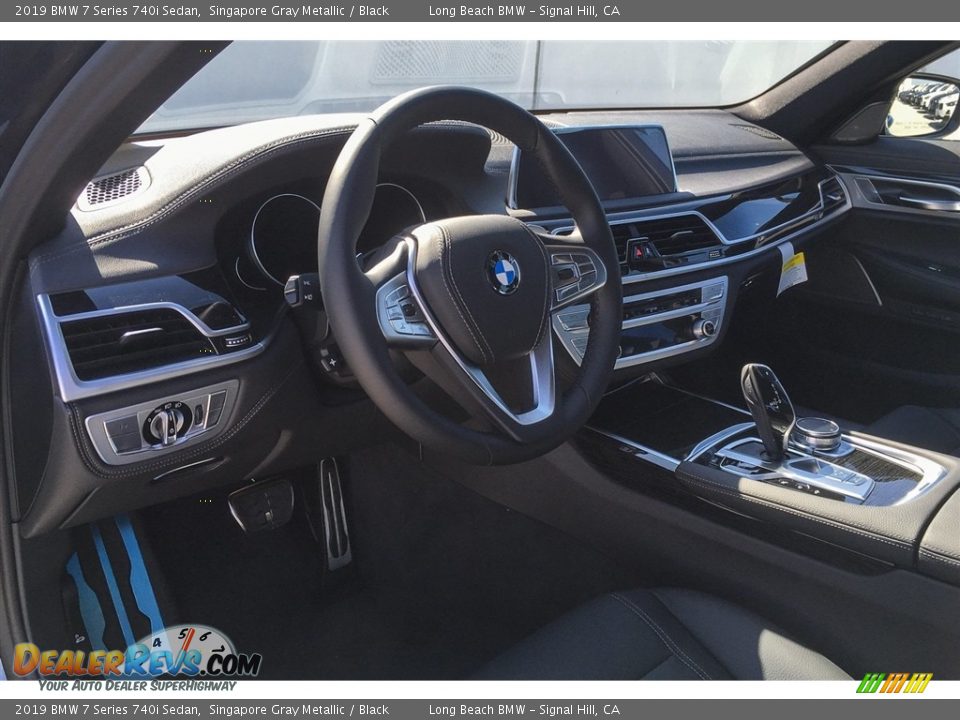 2019 BMW 7 Series 740i Sedan Singapore Gray Metallic / Black Photo #5