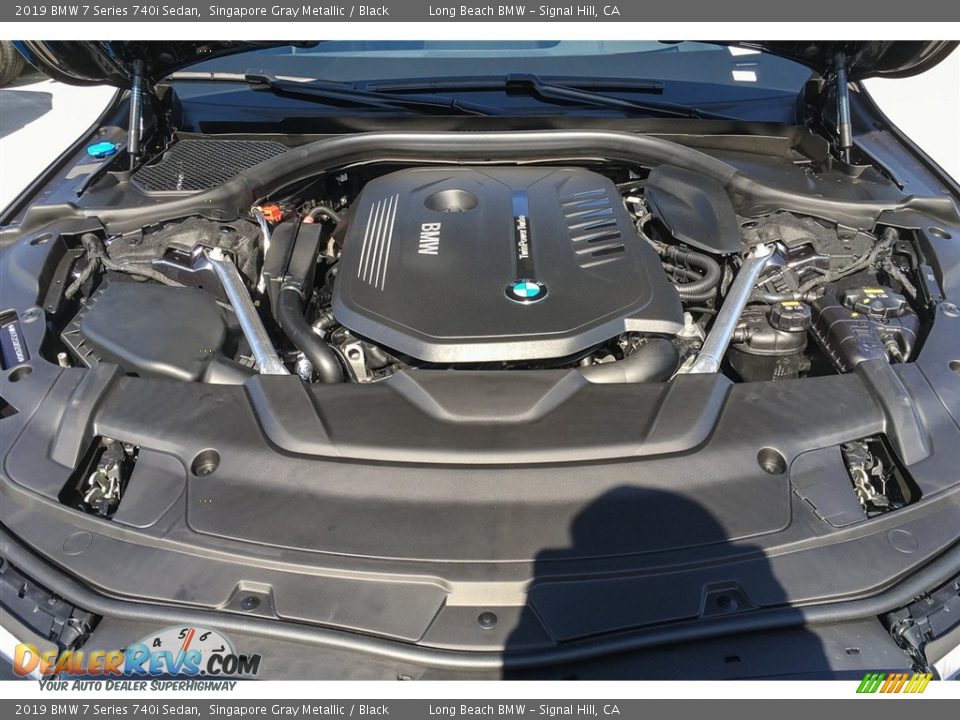 2019 BMW 7 Series 740i Sedan Singapore Gray Metallic / Black Photo #8