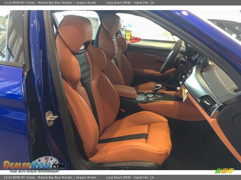Aragon Brown Interior - 2018 BMW M5 Sedan Photo #2