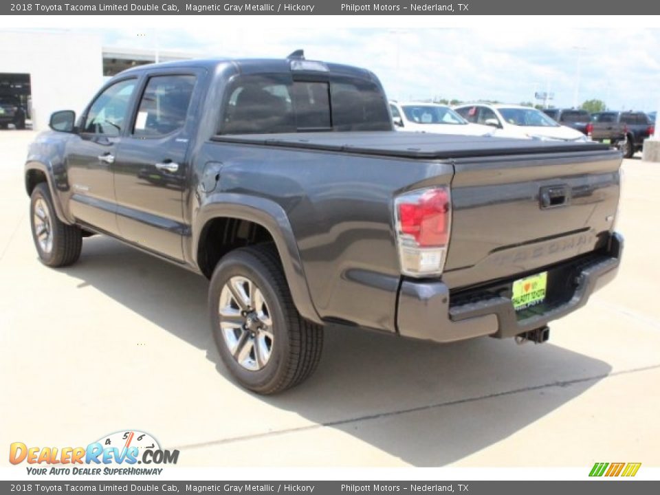 2018 Toyota Tacoma Limited Double Cab Magnetic Gray Metallic / Hickory Photo #6