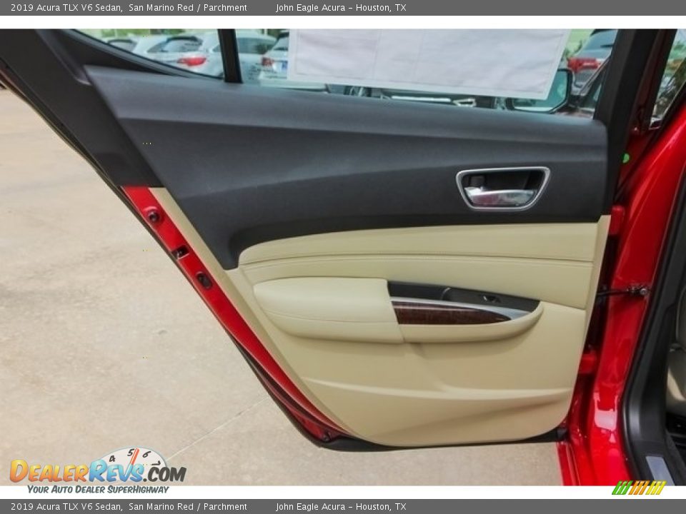 2019 Acura TLX V6 Sedan San Marino Red / Parchment Photo #16