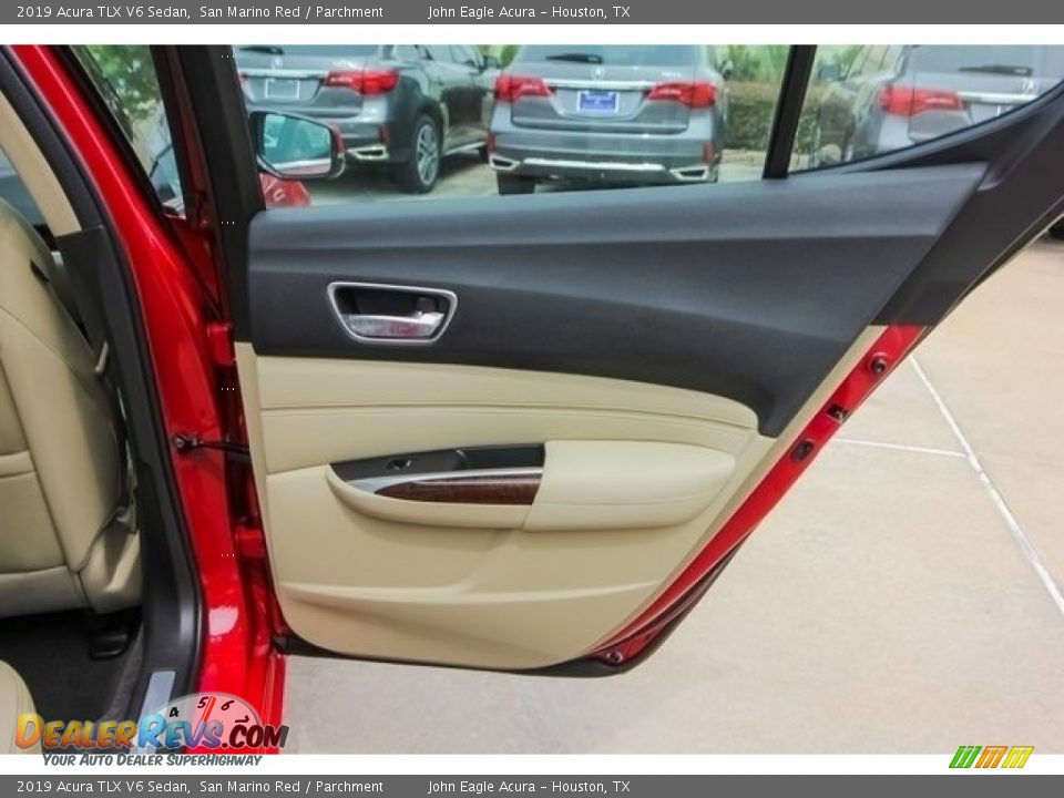 2019 Acura TLX V6 Sedan San Marino Red / Parchment Photo #19