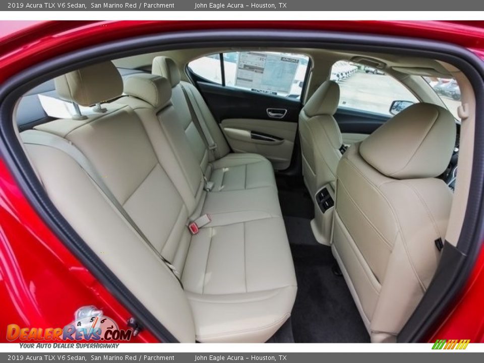 2019 Acura TLX V6 Sedan San Marino Red / Parchment Photo #20