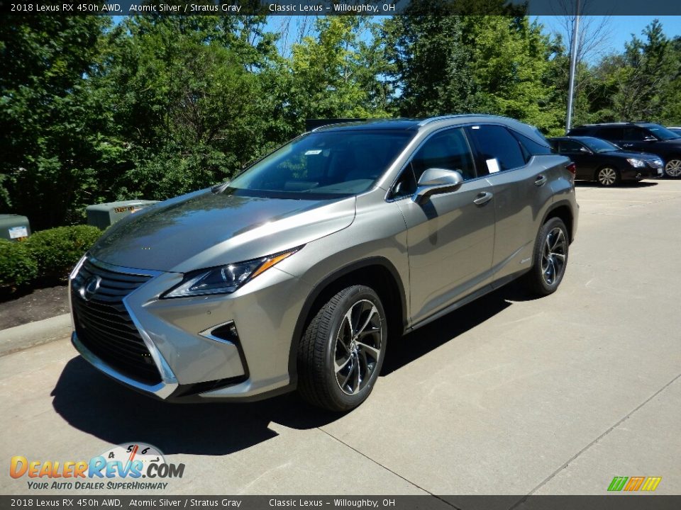 Front 3/4 View of 2018 Lexus RX 450h AWD Photo #1