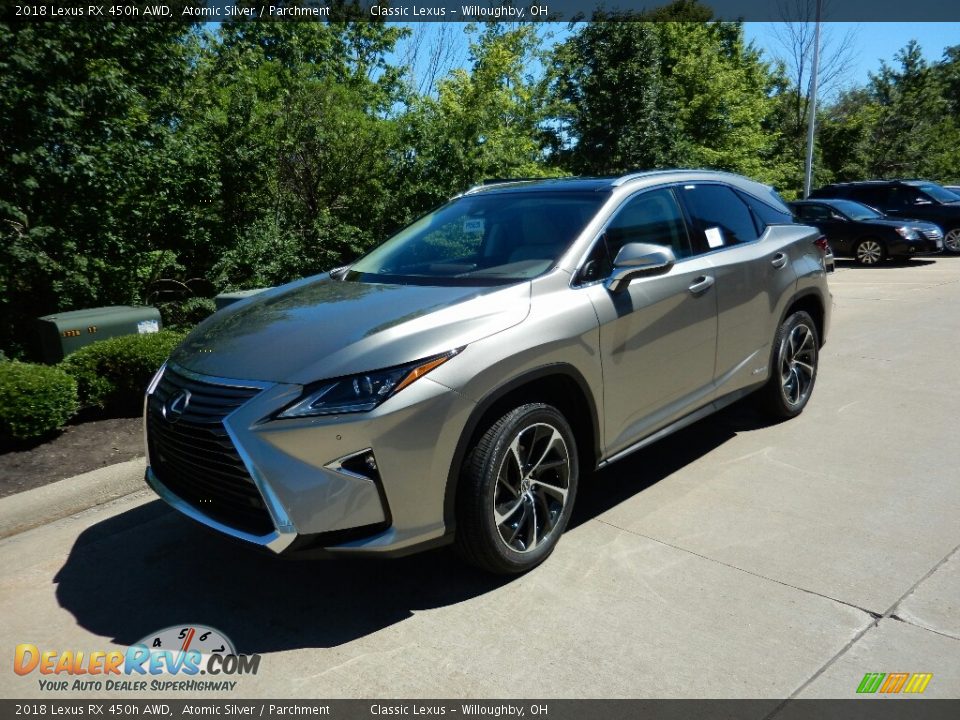 2018 Lexus RX 450h AWD Atomic Silver / Parchment Photo #1