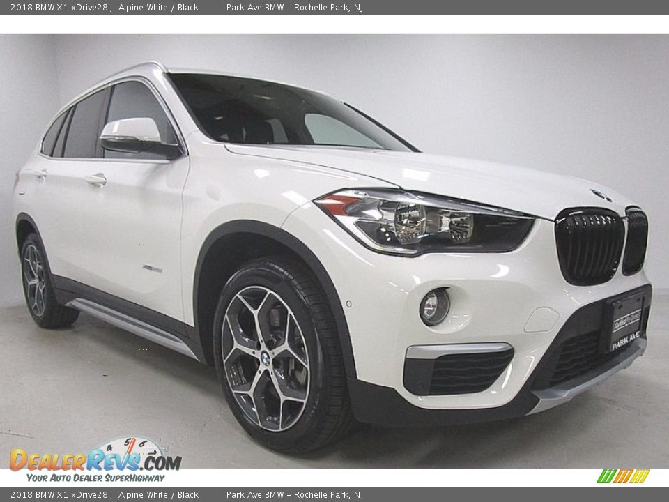 2018 BMW X1 xDrive28i Alpine White / Black Photo #7