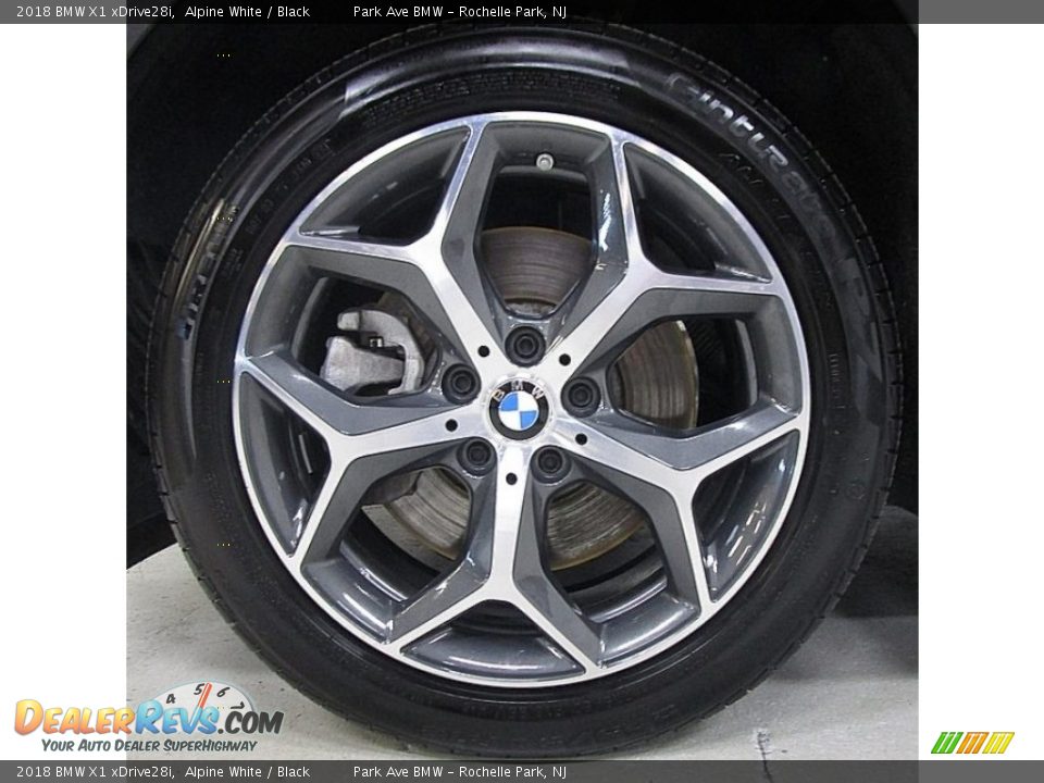 2018 BMW X1 xDrive28i Alpine White / Black Photo #29