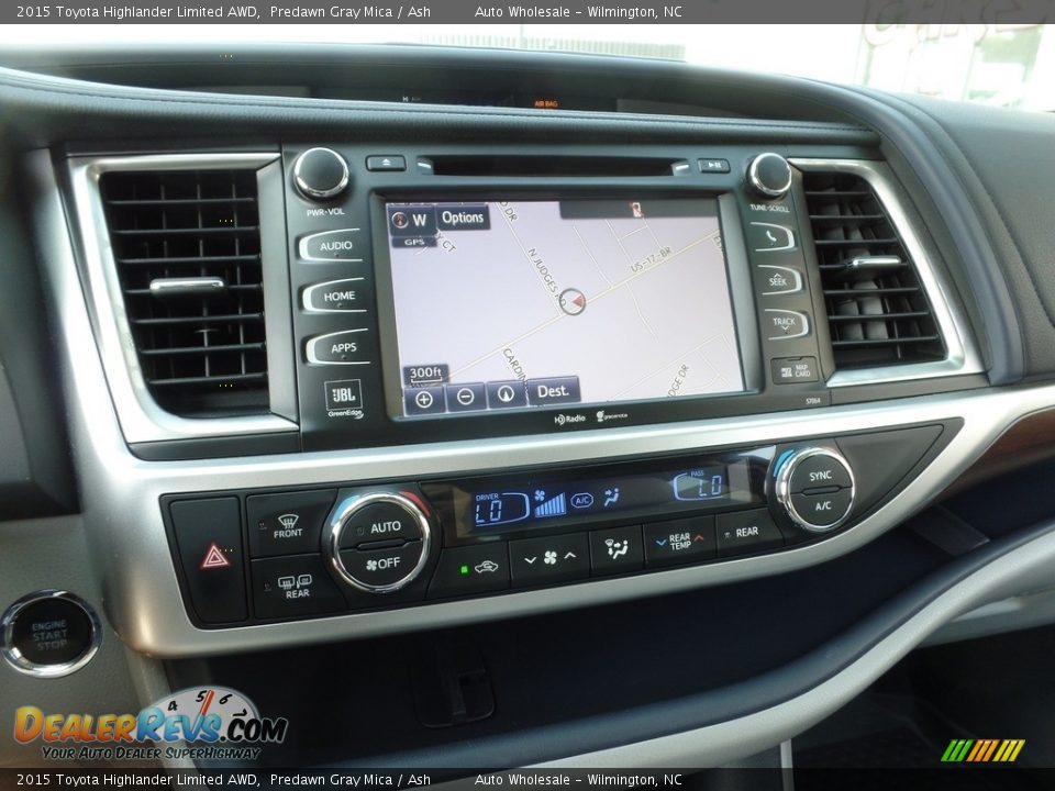 2015 Toyota Highlander Limited AWD Predawn Gray Mica / Ash Photo #17