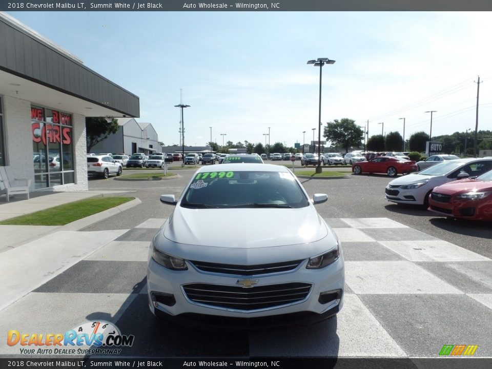 2018 Chevrolet Malibu LT Summit White / Jet Black Photo #2