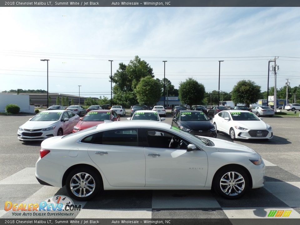 2018 Chevrolet Malibu LT Summit White / Jet Black Photo #3