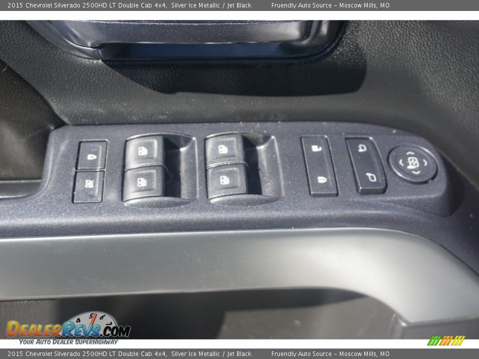2015 Chevrolet Silverado 2500HD LT Double Cab 4x4 Silver Ice Metallic / Jet Black Photo #7