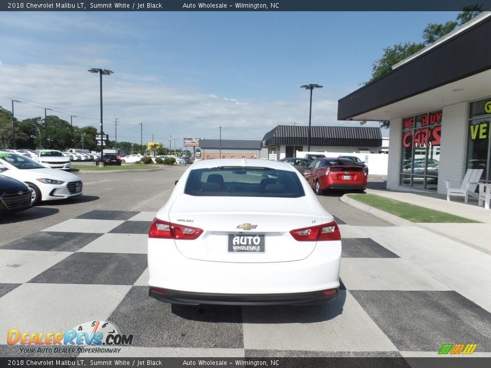 2018 Chevrolet Malibu LT Summit White / Jet Black Photo #4