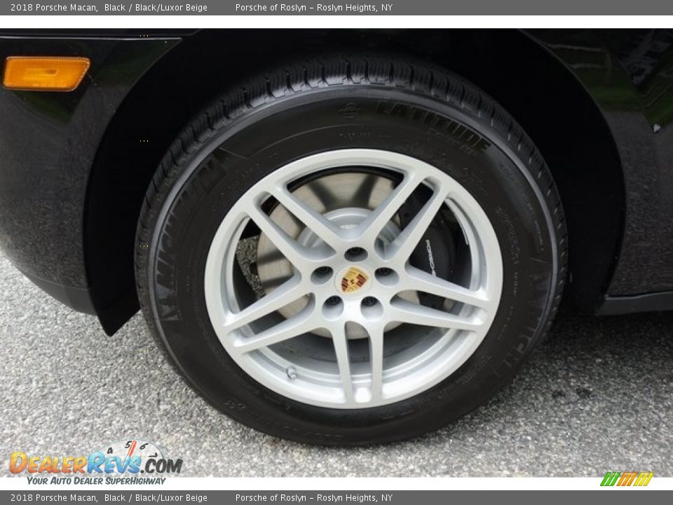 2018 Porsche Macan Black / Black/Luxor Beige Photo #9