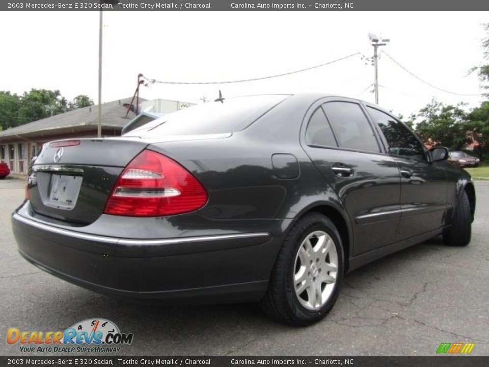 2003 Mercedes-Benz E 320 Sedan Tectite Grey Metallic / Charcoal Photo #10
