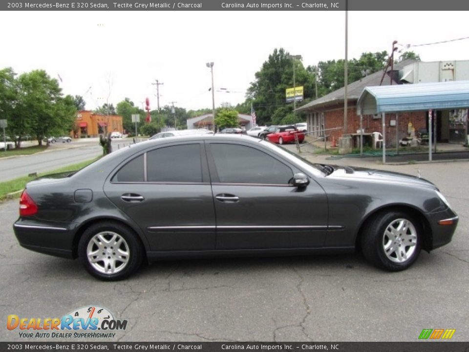 2003 Mercedes-Benz E 320 Sedan Tectite Grey Metallic / Charcoal Photo #11