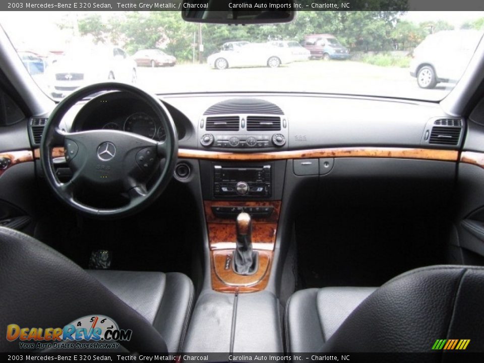 2003 Mercedes-Benz E 320 Sedan Tectite Grey Metallic / Charcoal Photo #13
