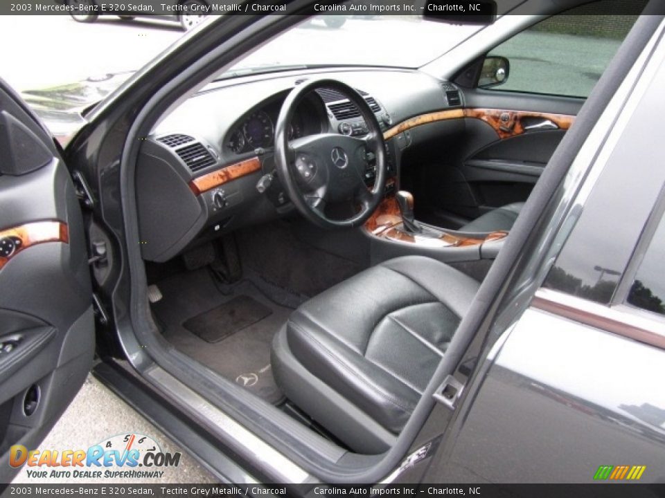 2003 Mercedes-Benz E 320 Sedan Tectite Grey Metallic / Charcoal Photo #17