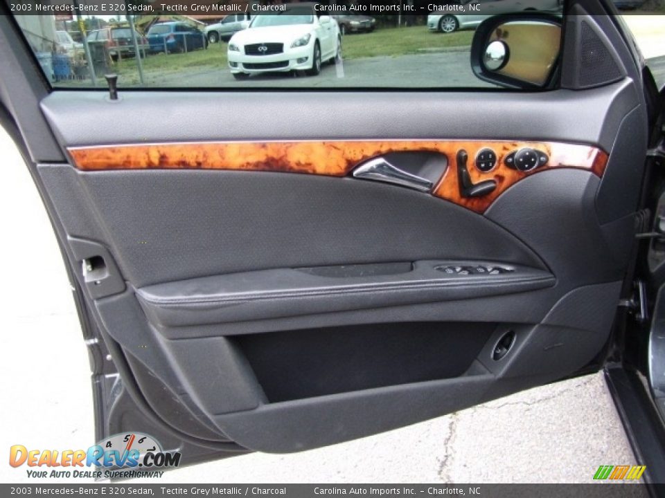 2003 Mercedes-Benz E 320 Sedan Tectite Grey Metallic / Charcoal Photo #18